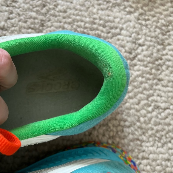 Brooks Adrenaline GTS 22 bowl multicolor confetti white mens size 11.5 - Picture 5 of 12